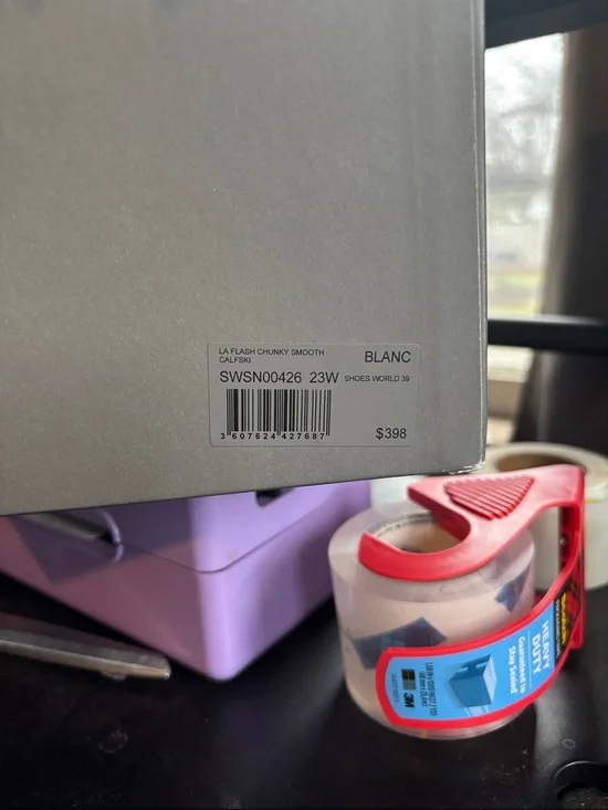 New Zadig & Voltaire LA Flash Chunky Smooth Sneaker - Picture 12 of 13